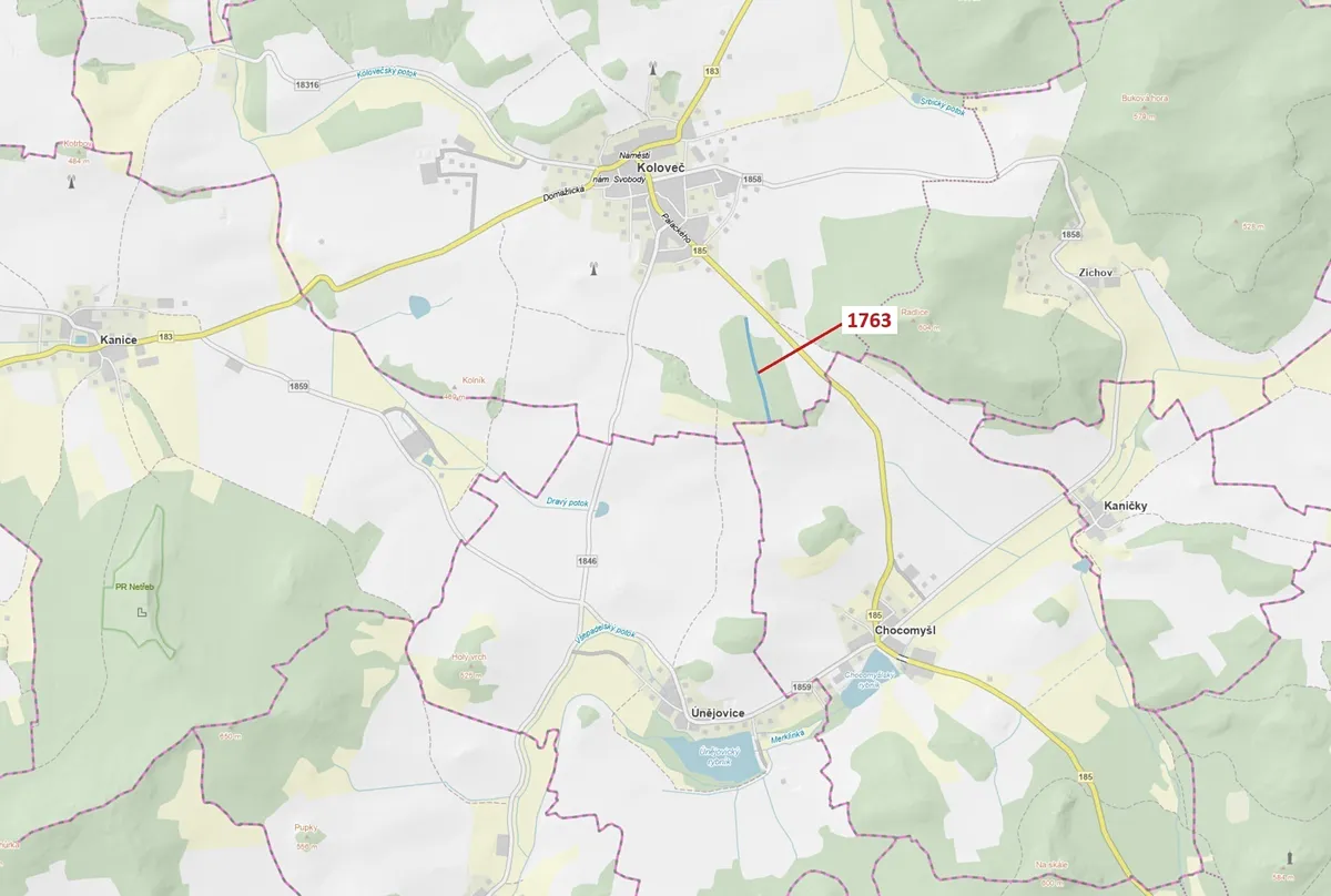 Dražba lesa 7329 m²
